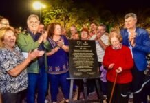 Quedó oficialmente inaugurada la renovada Plaza Policía Federal