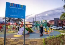 En Nuevo Poeta, la plaza Juan Moreira ya se encuentra totalmente renovada