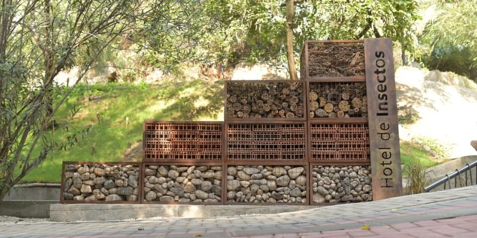 En el Parque de la Biodiversidad abrió el primer “hotel para insectos”