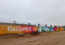 Hacé Pintar restauró un mural en barrio Hogar Clase Media