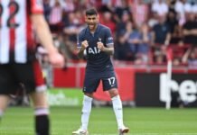 Con un gol del “Cuti” Romero, el Tottenham empató en el debut liguero