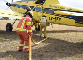 Hasta el lunes, rige una alerta de incendio extremo en toda la provincia