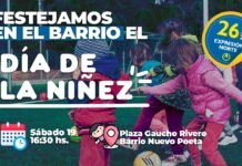 Este sábado festejamos nuestro aniversario junto a los niños en la Plaza Gaucho Rivero