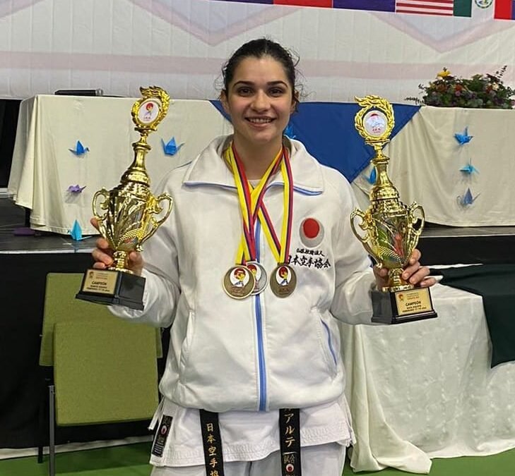 De B° Las Margaritas a ser Campeona Panamericana de Karate en Colombia
