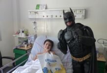 El Batman solidario cordobés entregará la primer tanta de Televisores al Hospital de Niños
