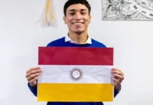 Vecino de la Zona Norte creó la bandera de la Ciudad de Córdoba