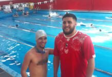 Emanuel Di Francesca, el primer nadador adaptado que representó a Instituto