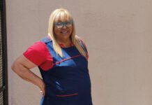 Después de 30 años se jubila “Adri”, la portera de la Escuela Leopoldo Lugones