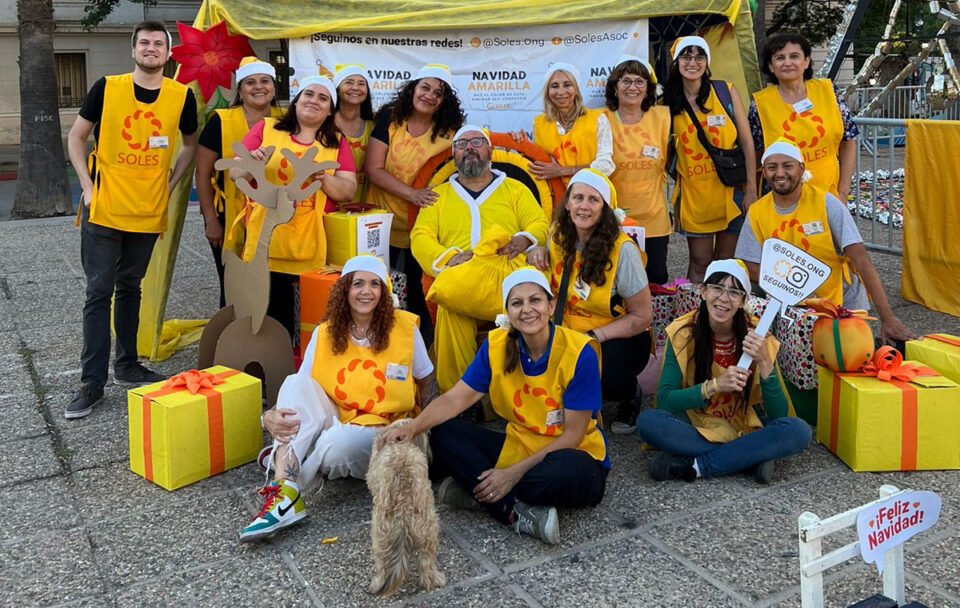 Soles organizó la “Navidad Amarilla” para concientizar sobre el cáncer infantil