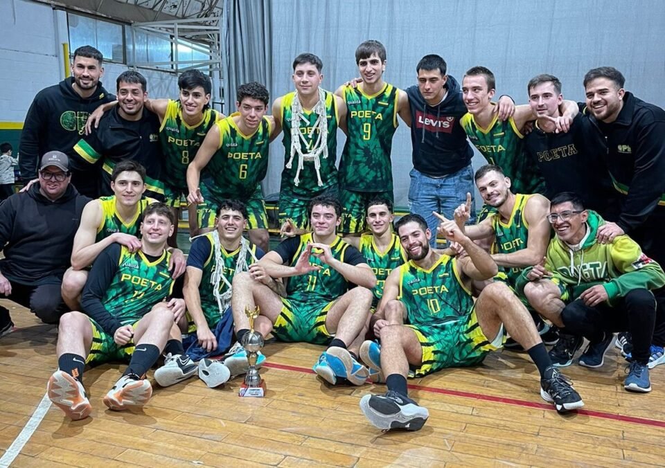 Básquet: Luego de consagrarse campeón del Final Four, Poeta le apunta al Torneo Provincial