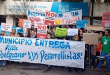 Vecinos continúan oponiéndose al nuevo ordenamiento territorial en Villa Belgrano