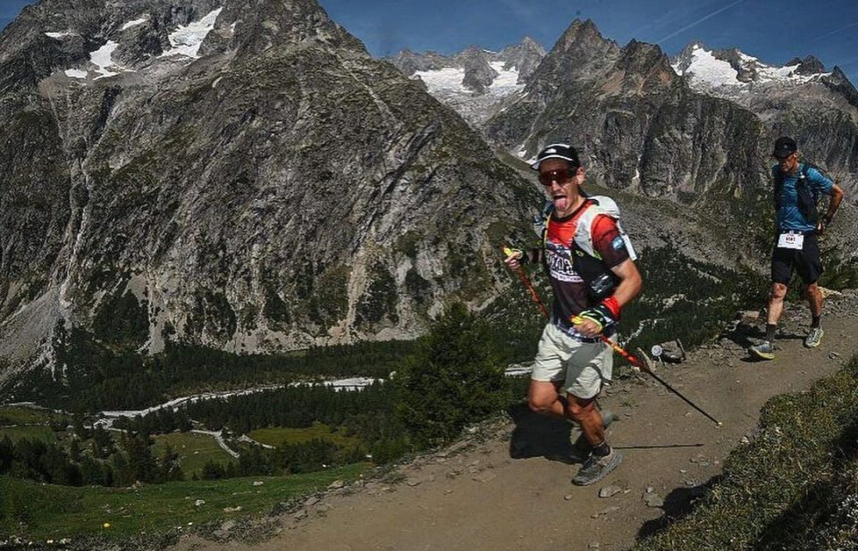 Agustín Terruzzi recorrió 172 kilómetros atravesando las montañas de Francia, Italia y Suiza