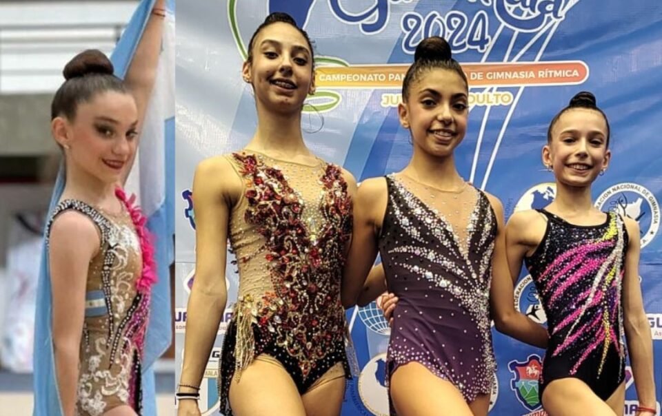 Cuatro gimnastas cordobesas recaudan fondos para viajar al Sudamericano de Brasil