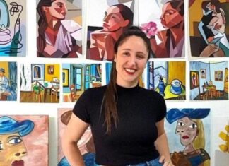 La artista uruguaya que trasciende fronteras con el pop art y el cubismo abstracto