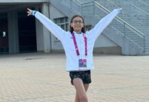 Emma: la primera cordobesa en competir en un Mundial Juvenil de Gimnasia Rítmica