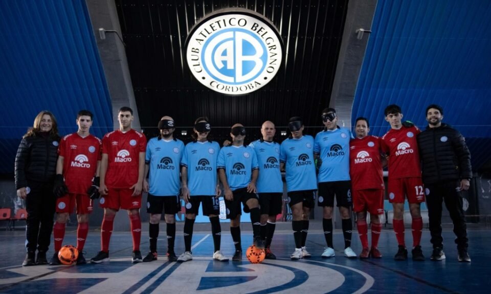 Belgrano dio un paso histórico e inclusivo  con su primer equipo de fútbol para ciegos