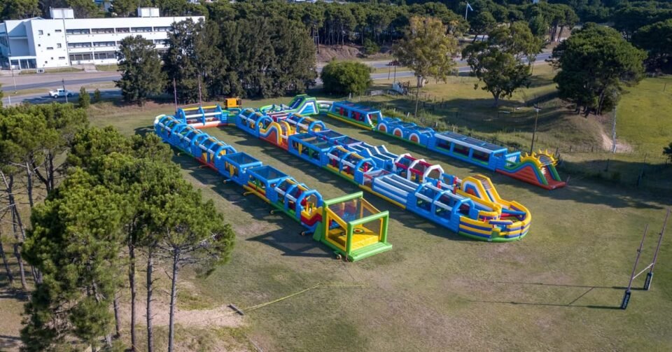 El pelotero inflable más grande de Latinoamérica desembarcó en Córdoba