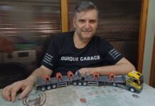Quique Garage: Donde los camiones a escala se convierten en piezas de colección únicas