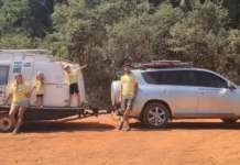 Una familia cordobesa viaja, trabaja y recorre Sudamérica en una casita rodante