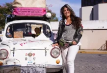 Daniela Bailo Giordana: viajar sin rumbo fijo y vivir en un Fiat 600 como forma de vida