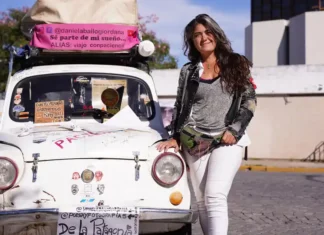 Daniela Bailo Giordana: viajar sin rumbo fijo y vivir en un Fiat 600 como forma de vida