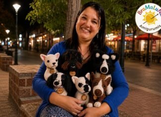 Tejer personajes, mascotas y sueños: la historia de BraMaLuNa Amigurumis