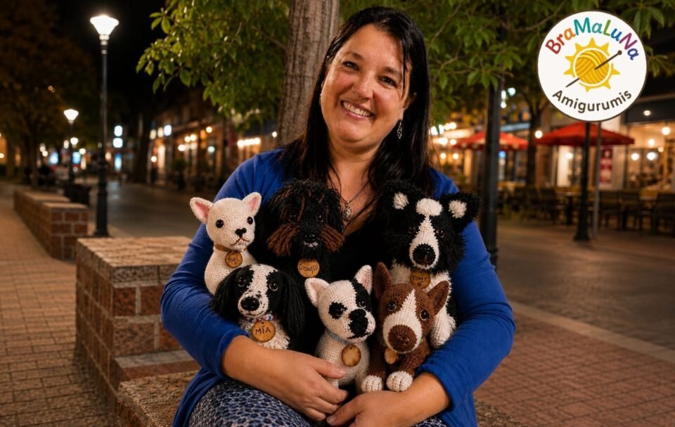 Tejer personajes, mascotas y sueños: la historia de BraMaLuNa Amigurumis