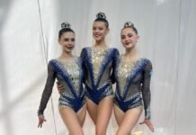 Emi, Ana y Fran buscan hacer historia en la Copa Sudamericana de Gimnasia Rítmica