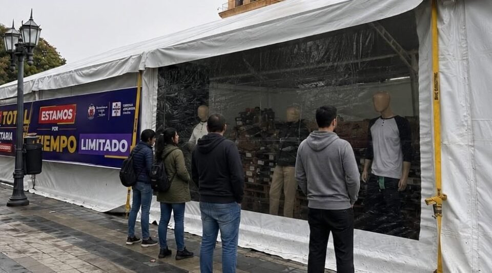 Una carpa de ofertas revoluciona el centro cordobés con productos de SHEIN, TEMU y Alibaba