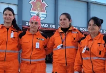 Con “Argo” a la cabeza, volvieron a casa las bomberas cordobesas que trabajaron entre los escombros de Venezuela