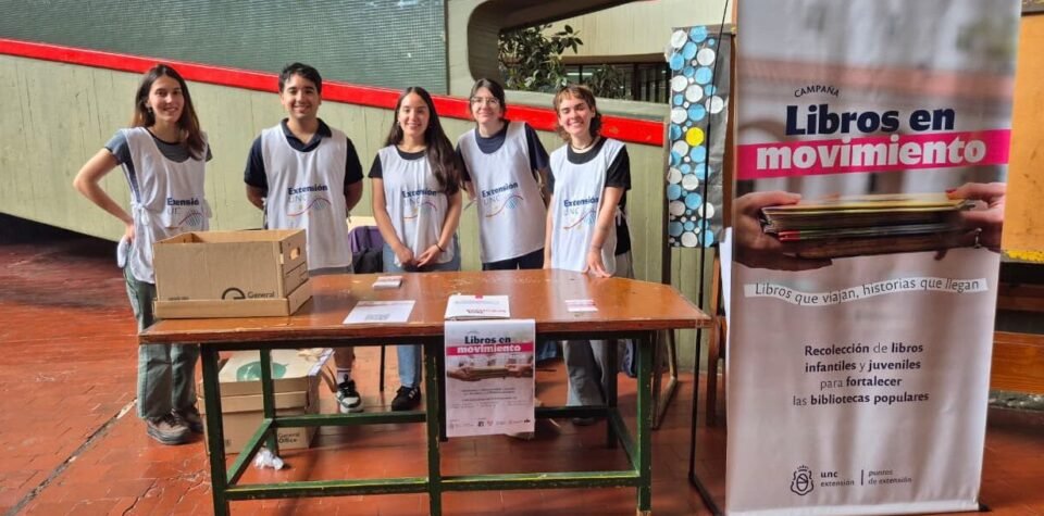 Libros en movimiento: la UNC impulsa una colecta para acercar la lectura a los barrios